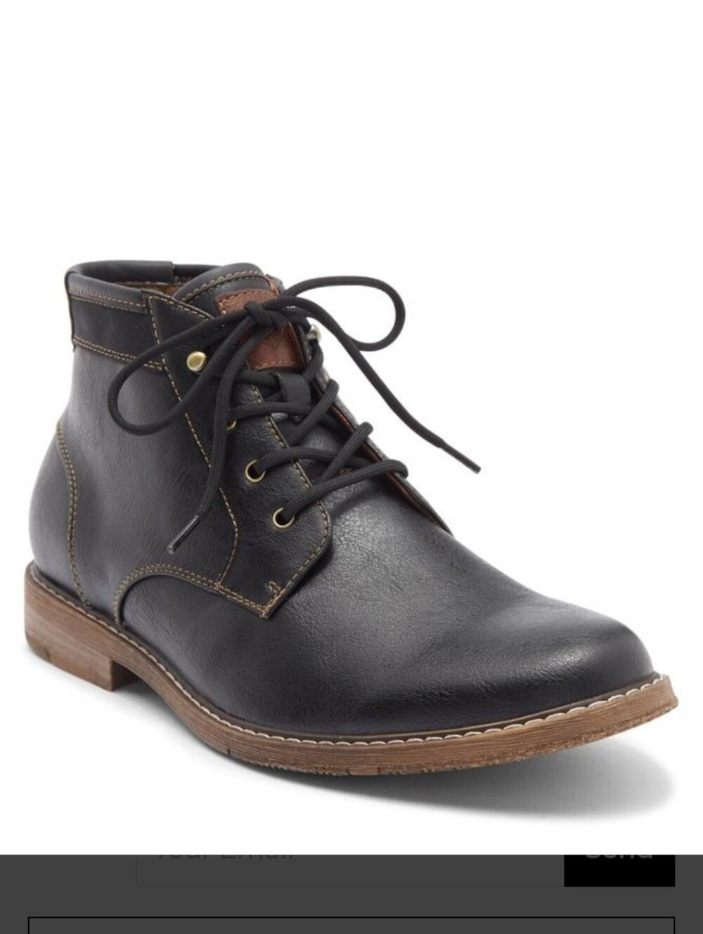 Hawker Rye Frausen Lace-Up Contrast Stitch Chukka Boot- 10.5
